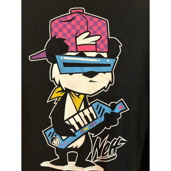 Neff men’s black short sleeve Graphic T-shirt in Size XL - Picture 2 of 5